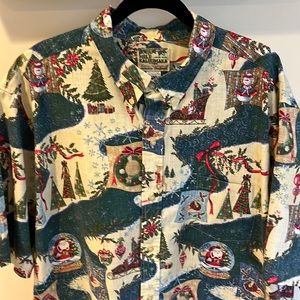 Reyn spooner 2010 collector Christmas Shirt 3XL